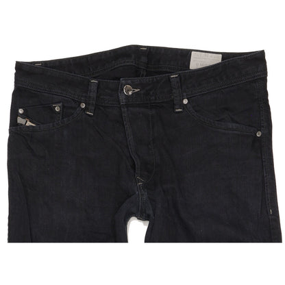 Diesel Darron Men Black Tapered Slim Jeans W34 L34