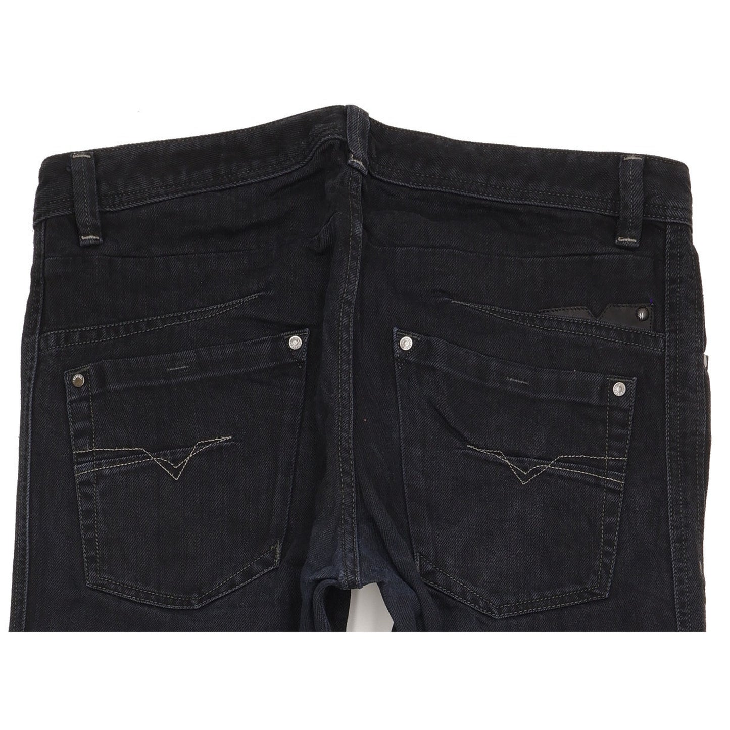 Diesel Darron Men Black Tapered Slim Jeans W34 L34