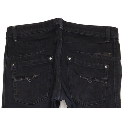Diesel Darron Men Black Tapered Slim Jeans W34 L34