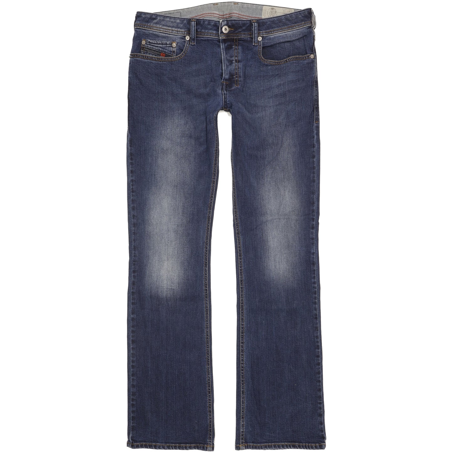 Diesel Zatiny Men Blue Bootcut Regular Stretch Jeans W32 L34