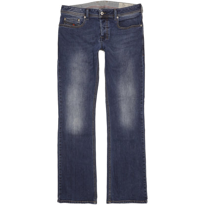 Diesel Zatiny Men Blue Bootcut Regular Stretch Jeans W32 L34