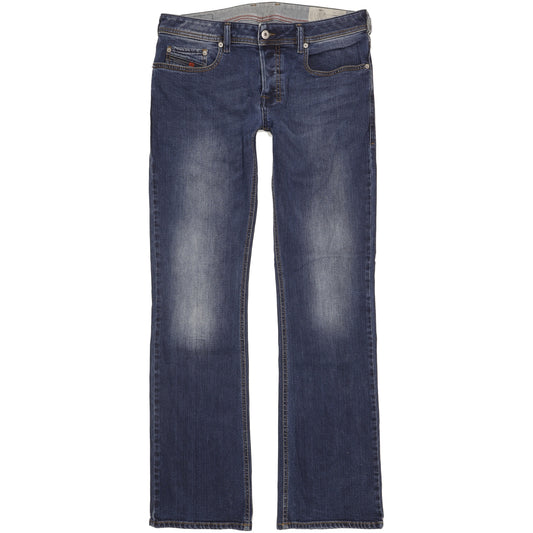 Diesel Zatiny Men Blue Bootcut Regular Stretch Jeans W32 L34