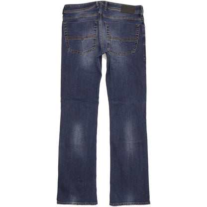 Diesel Zatiny Men Blue Bootcut Regular Stretch Jeans W32 L34