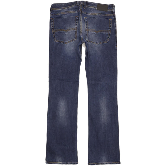Diesel Zatiny Men Blue Bootcut Regular Stretch Jeans W32 L34