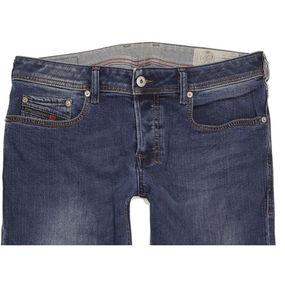 Diesel Zatiny Men Blue Bootcut Regular Stretch Jeans W32 L34