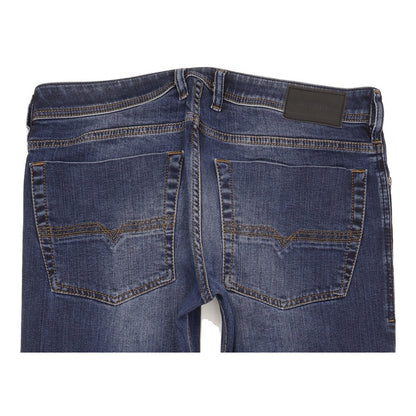 Diesel Zatiny Men Blue Bootcut Regular Stretch Jeans W32 L34