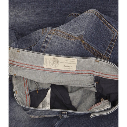 Diesel Zatiny Men Blue Bootcut Regular Stretch Jeans W32 L34