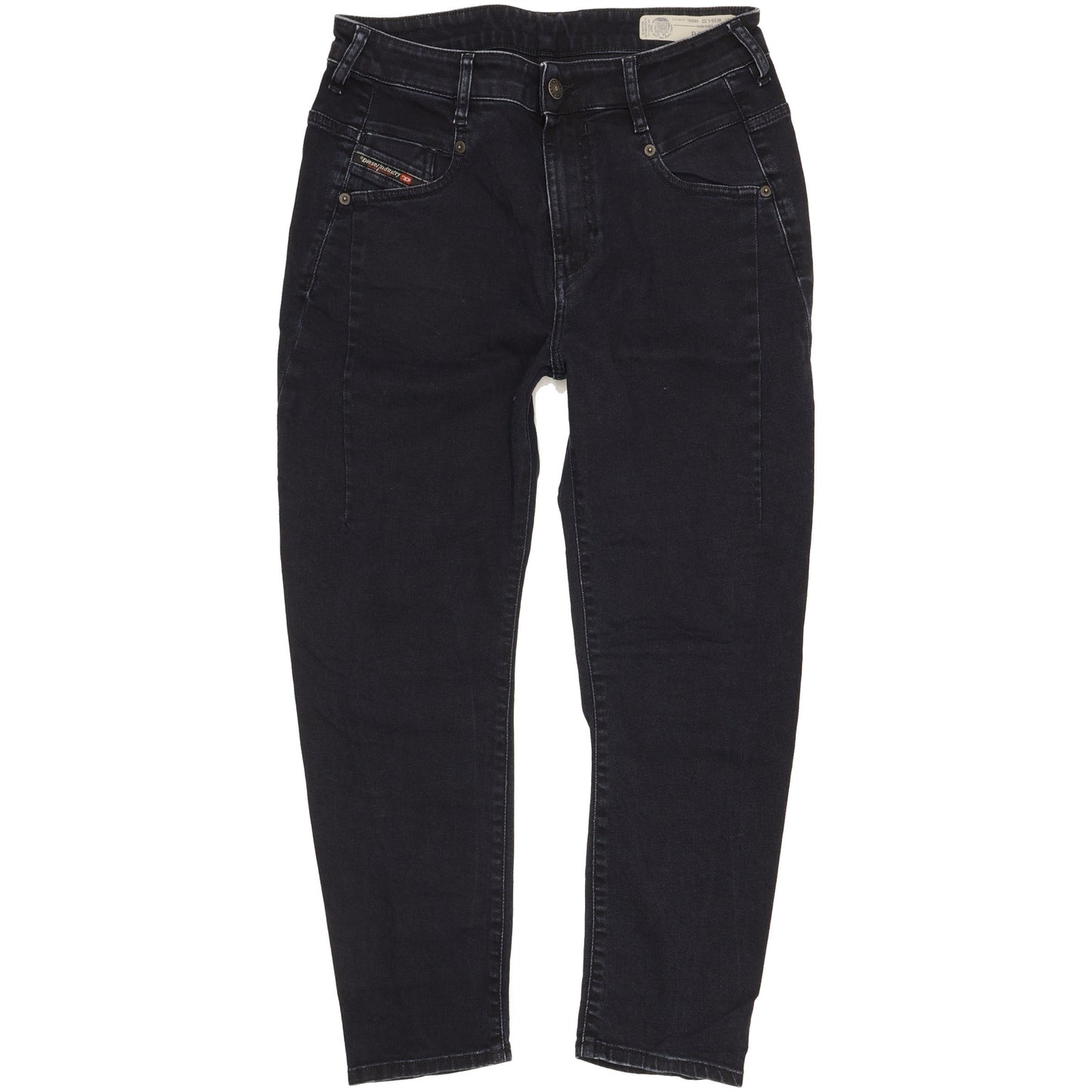 Diesel D-Fayza Blue Tapered Loose Boyfriend Stretch Jeans High Waisted W26 L32