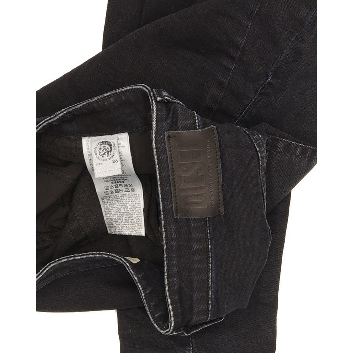 Diesel D-Fayza Blue Tapered Loose Boyfriend Stretch Jeans High Waisted W26 L32