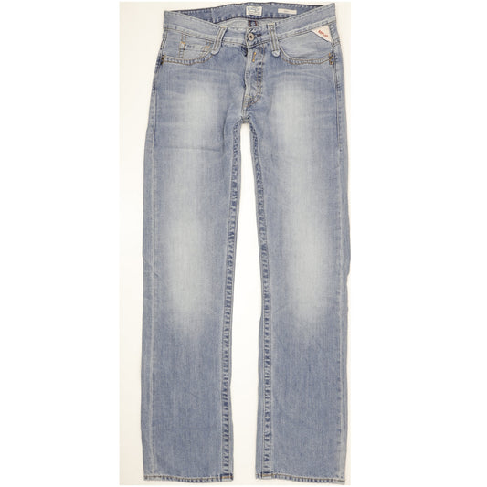 Replay Doc Men Blue Straight Regular Jeans W30 L34