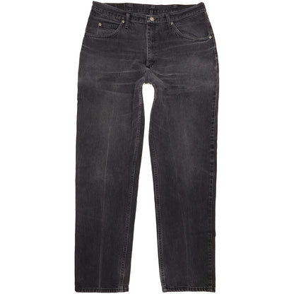 Wrangler Men Black Straight Regular Jeans W36 L34