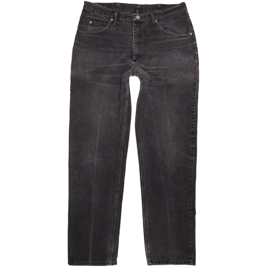 Wrangler Men Black Straight Regular Jeans W36 L34