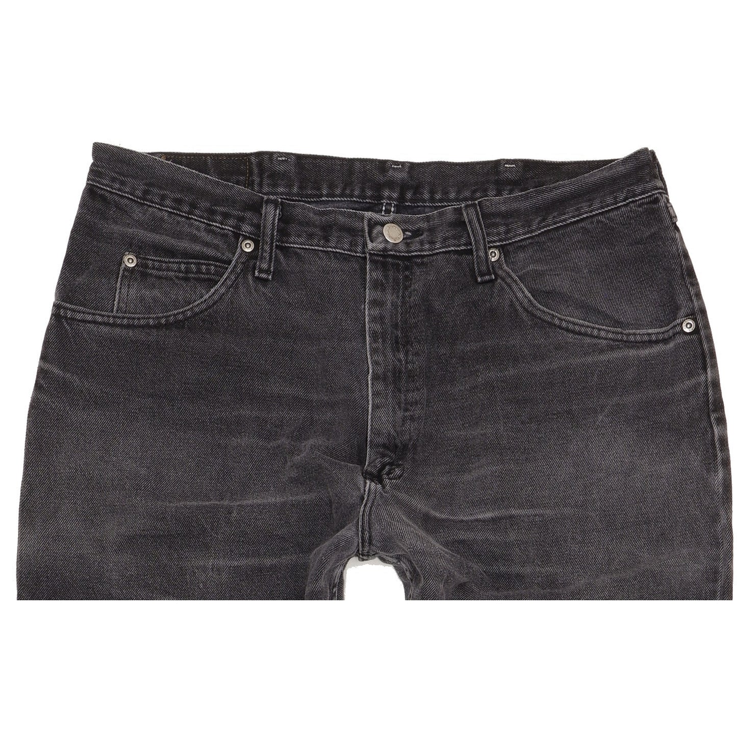 Wrangler Men Black Straight Regular Jeans W36 L34