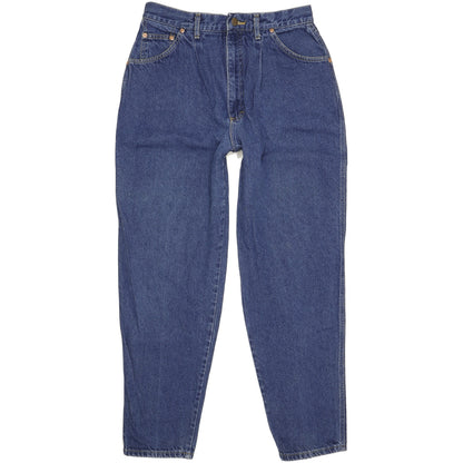 Lee Blue Tapered Loose Mom Jeans High Waisted W30 L29