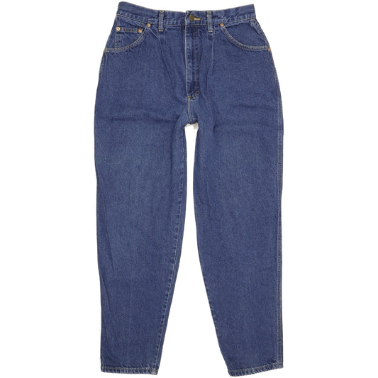 Lee Blue Tapered Loose Mom Jeans High Waisted W30 L29