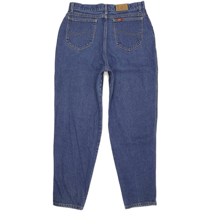 Lee Blue Tapered Loose Mom Jeans High Waisted W30 L29