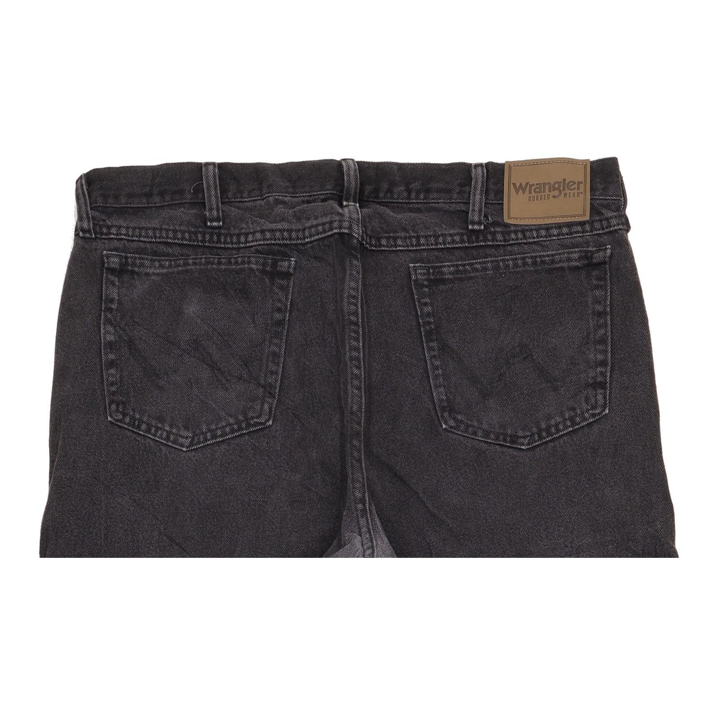 Wrangler Men Black Straight Regular Jeans W38 L38