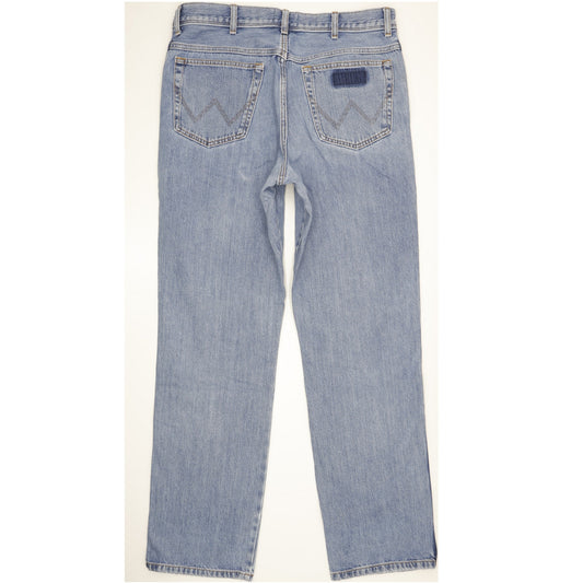 Wrangler Texas Men Blue Straight Regular Jeans W36 L33