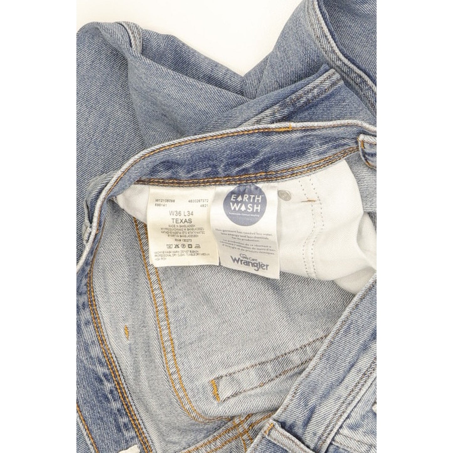 Wrangler Texas Men Blue Straight Regular Jeans W36 L33