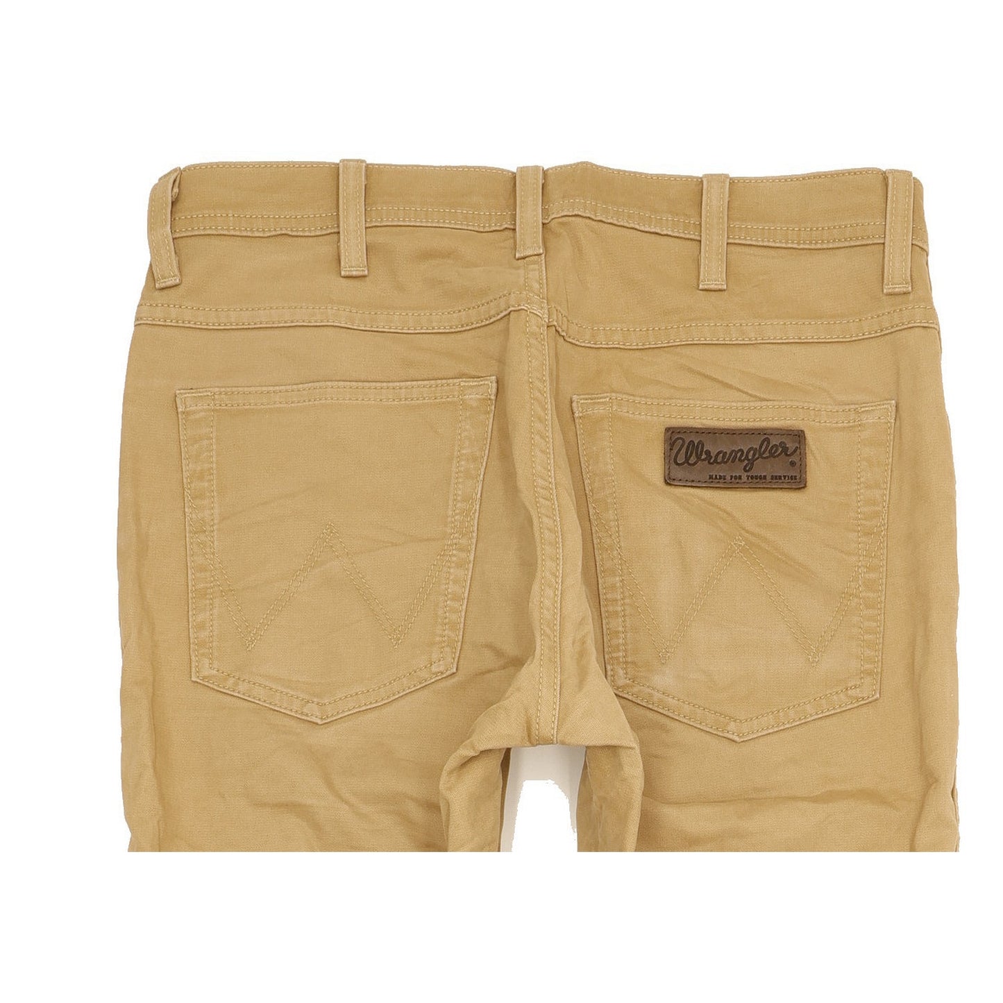 Wrangler Arizona Men Brown Straight Regular Stretch Jeans W32 L30
