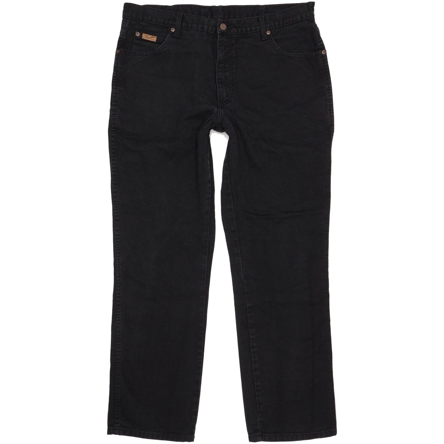 Wrangler Texas Men Black Straight Regular Jeans W38 L32