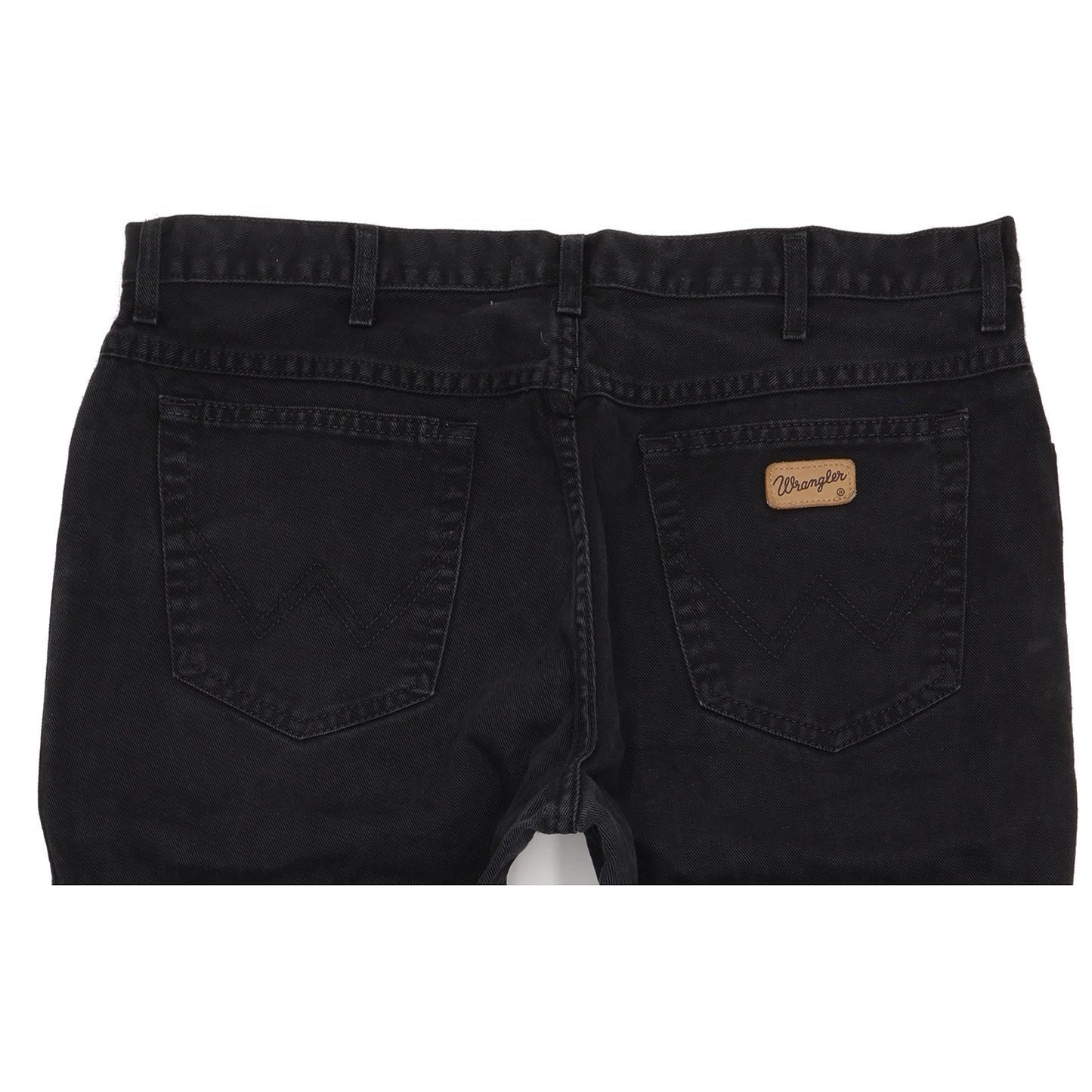Wrangler Texas Men Black Straight Regular Jeans W38 L32