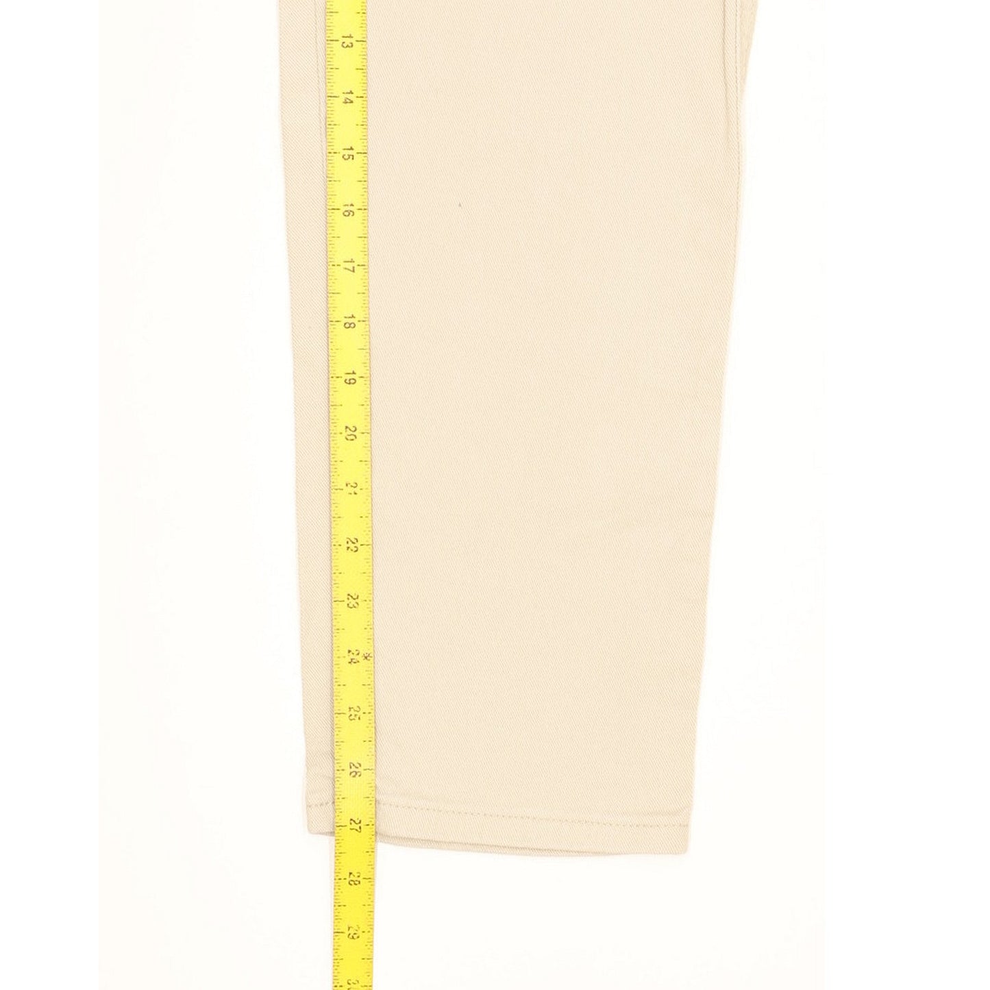 Lee Beige Straight Slim Jeans High Waisted W30 L27