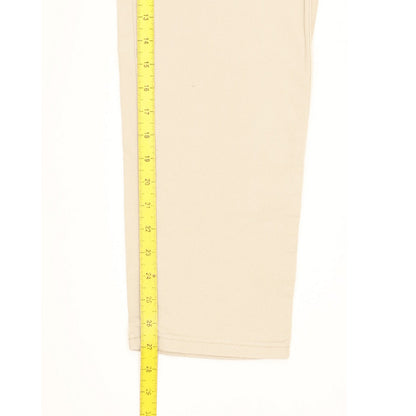 Lee Beige Straight Slim Jeans High Waisted W30 L27