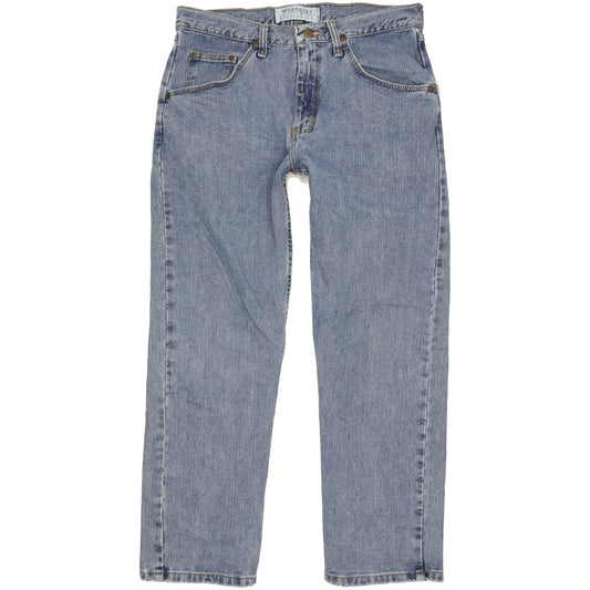 Wrangler Men Blue Straight Regular Jeans W33 L28