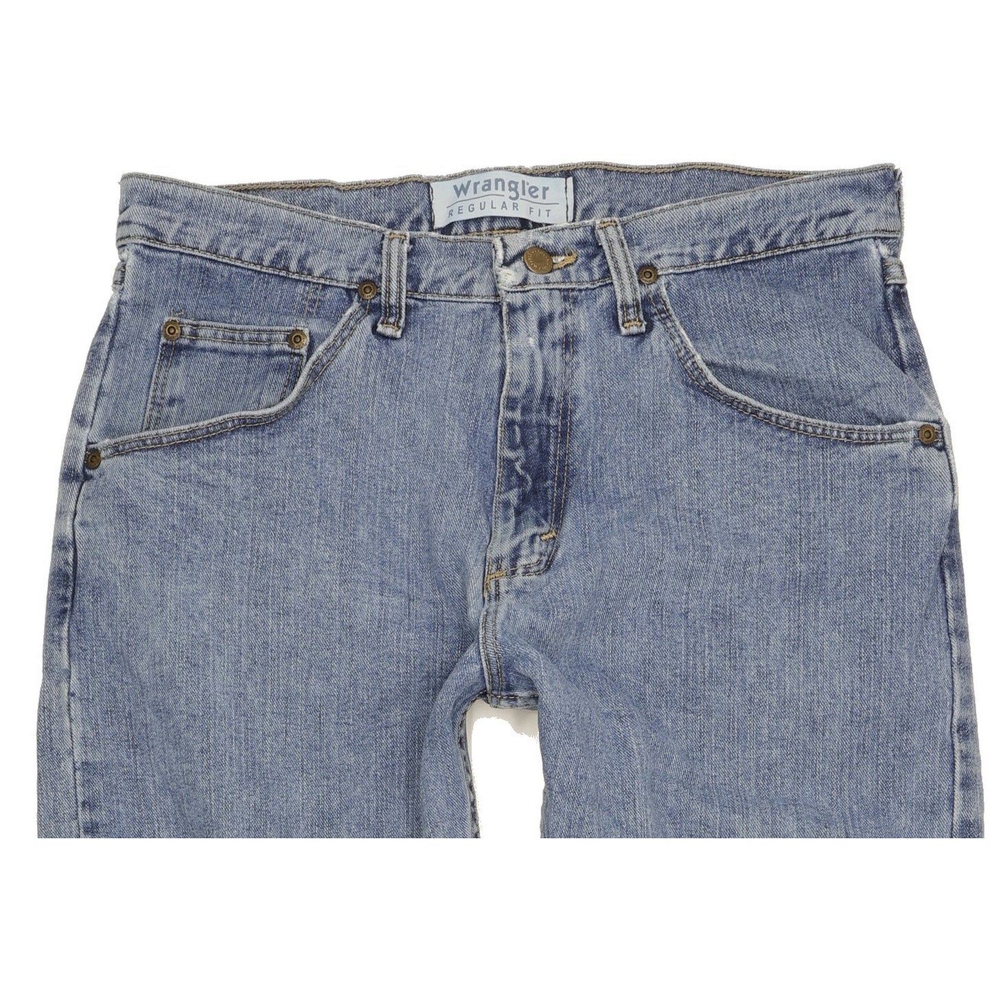 Wrangler Men Blue Straight Regular Jeans W33 L28