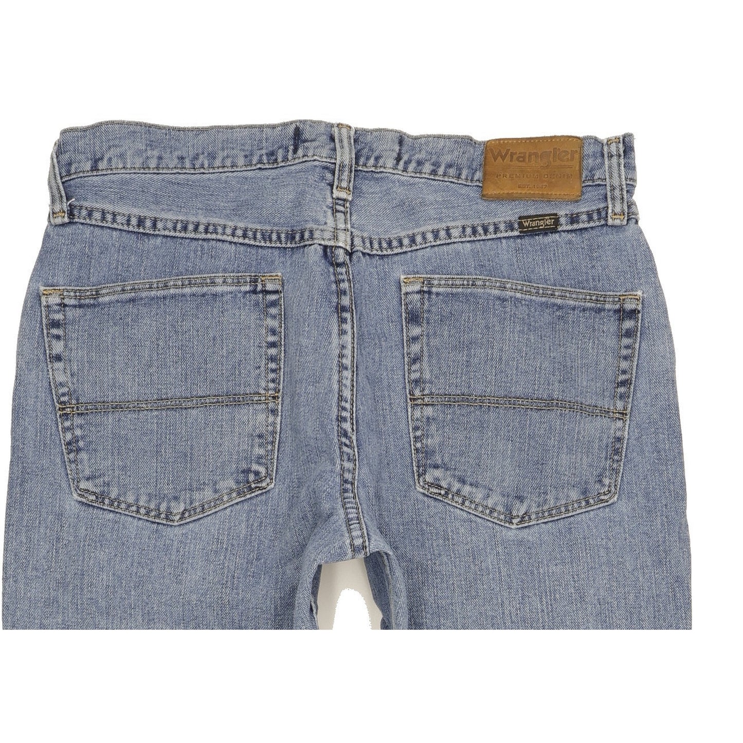 Wrangler Men Blue Straight Regular Jeans W33 L28