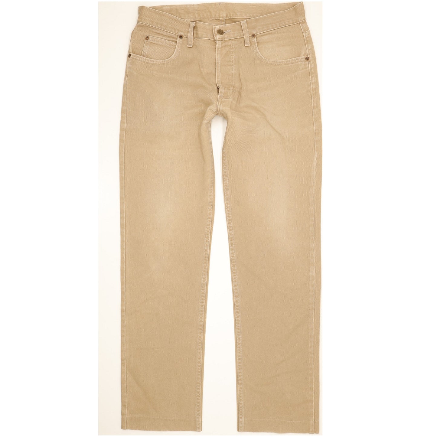 Lee Seattle Men Brown Straight Regular Jeans W33 L32