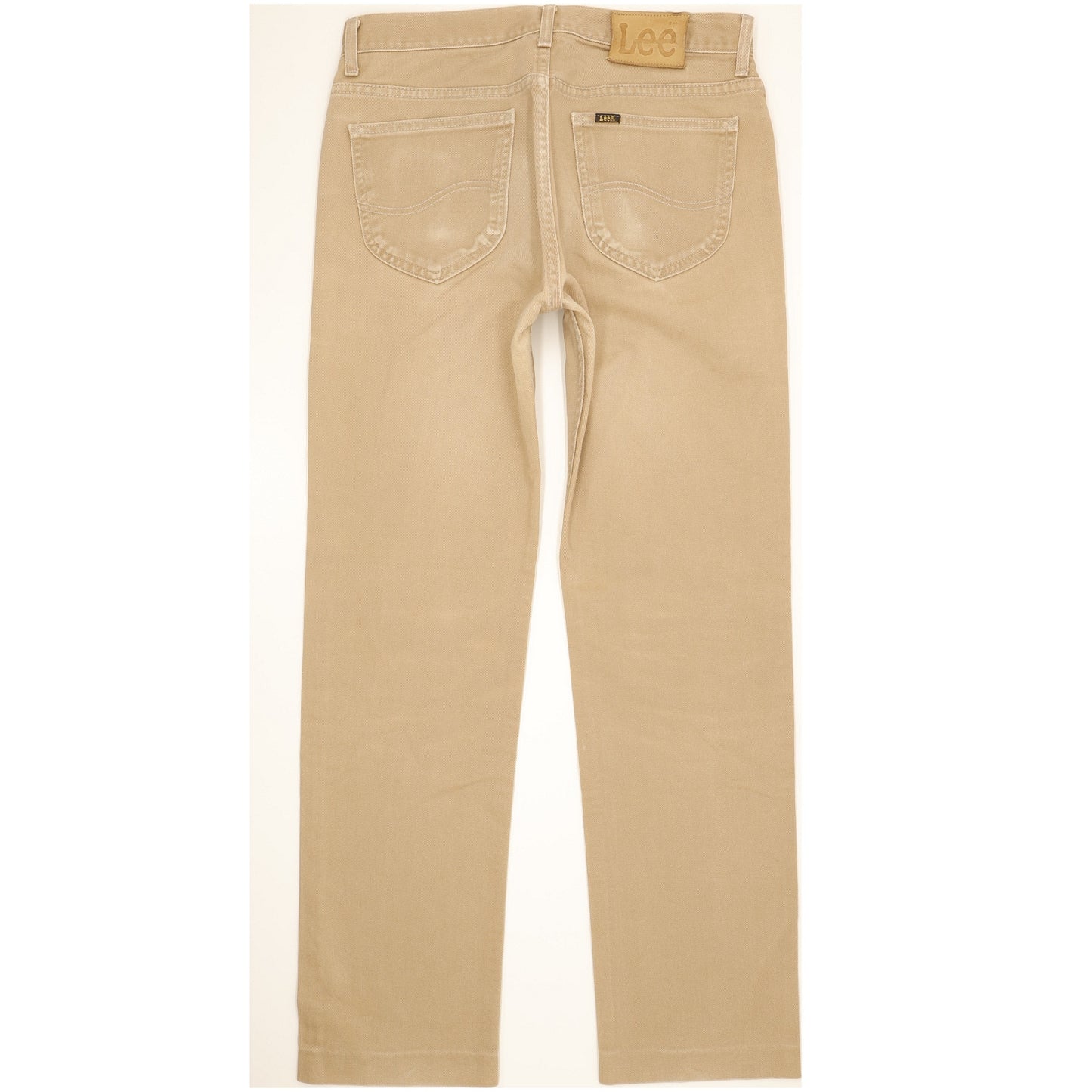 Lee Seattle Men Brown Straight Regular Jeans W33 L32