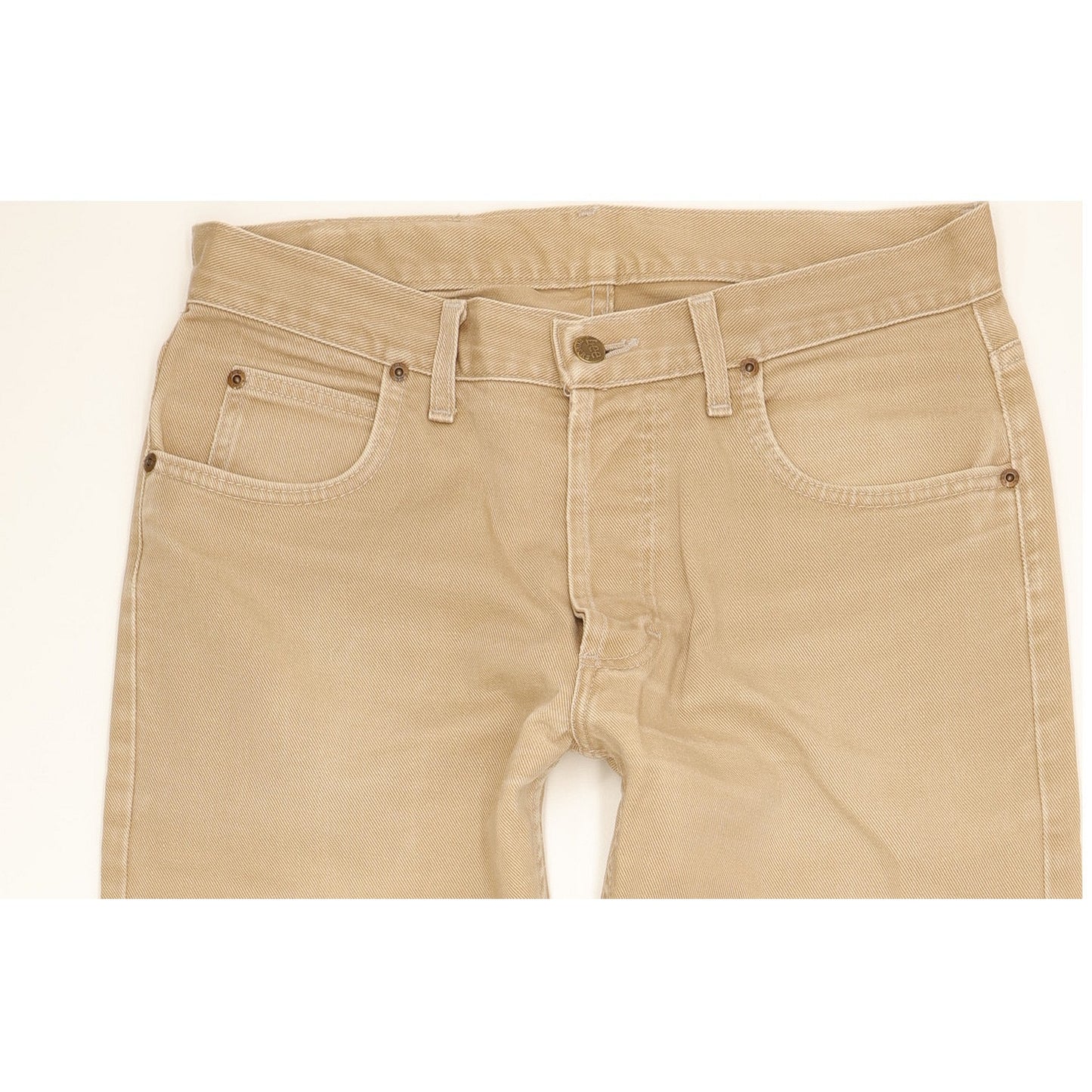 Lee Seattle Men Brown Straight Regular Jeans W33 L32
