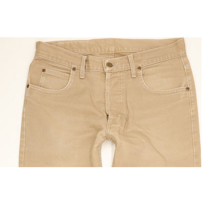 Lee Seattle Men Brown Straight Regular Jeans W33 L32