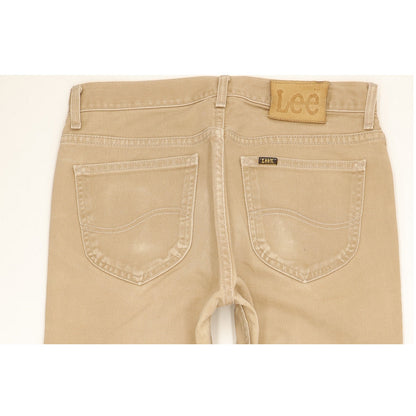 Lee Seattle Men Brown Straight Regular Jeans W33 L32