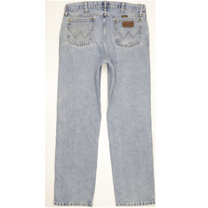 Wrangler Men Blue Straight Regular Jeans W35 L32