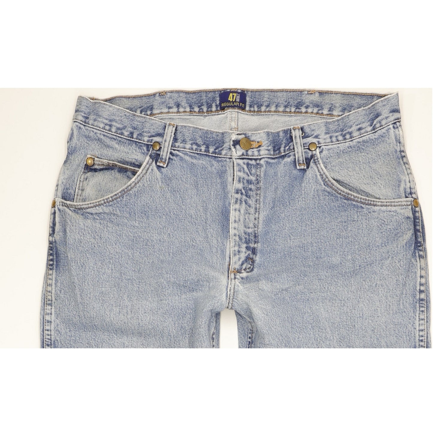 Wrangler Men Blue Straight Regular Jeans W35 L32