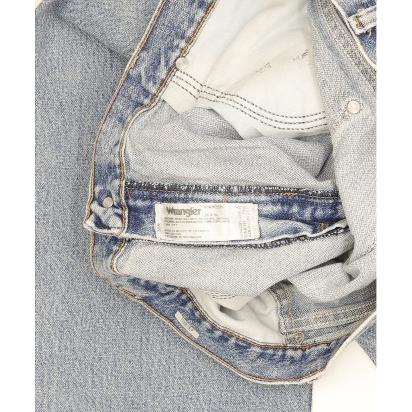 Wrangler Men Blue Straight Regular Jeans W35 L32