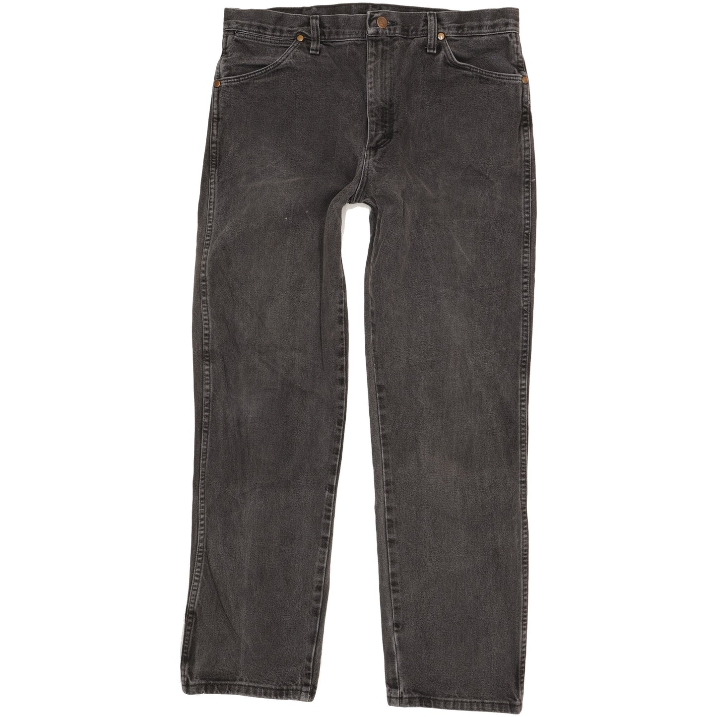 Wrangler Men Black Straight Regular Jeans W35 L31