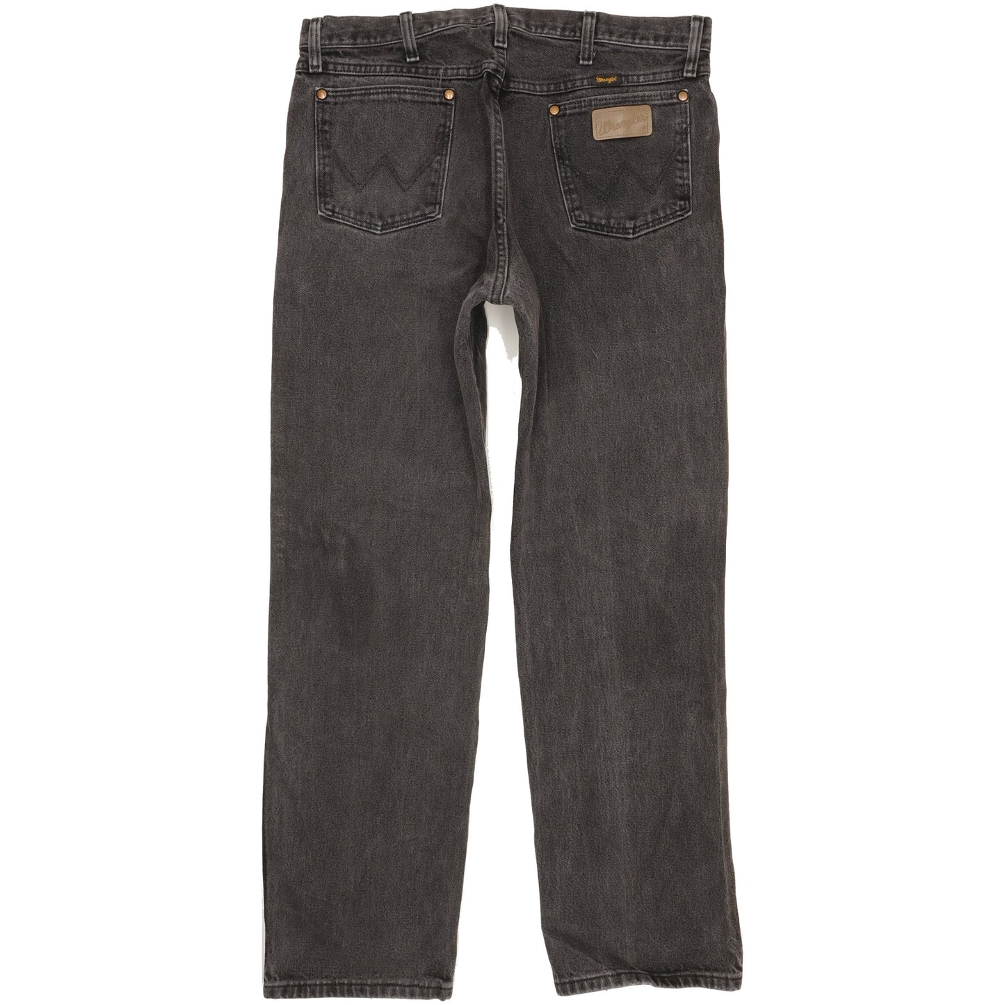 Wrangler Men Black Straight Regular Jeans W35 L31