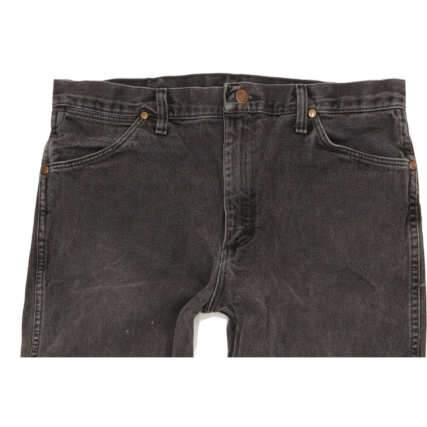 Wrangler Men Black Straight Regular Jeans W35 L31