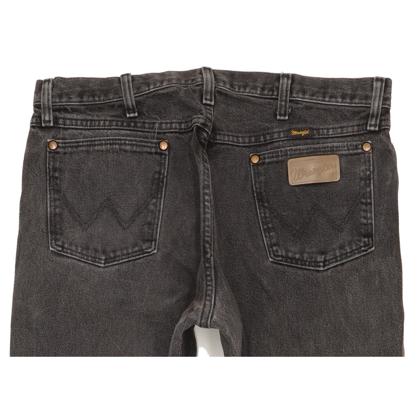 Wrangler Men Black Straight Regular Jeans W35 L31