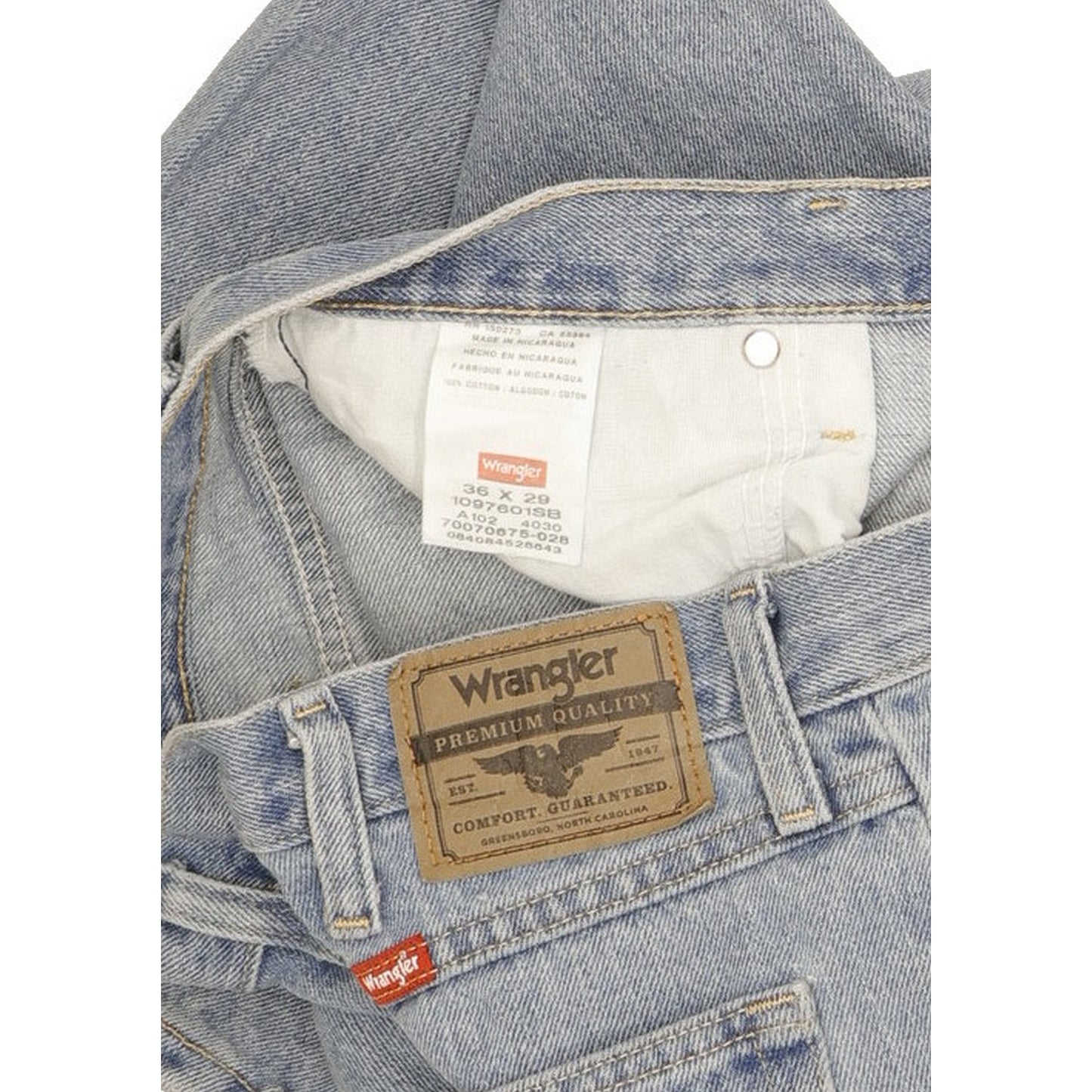 Wrangler Men Blue Straight Regular Jeans W36 L28