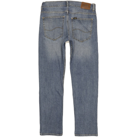 Lee Men Blue Tapered Slim Stretch Jeans W32 L29