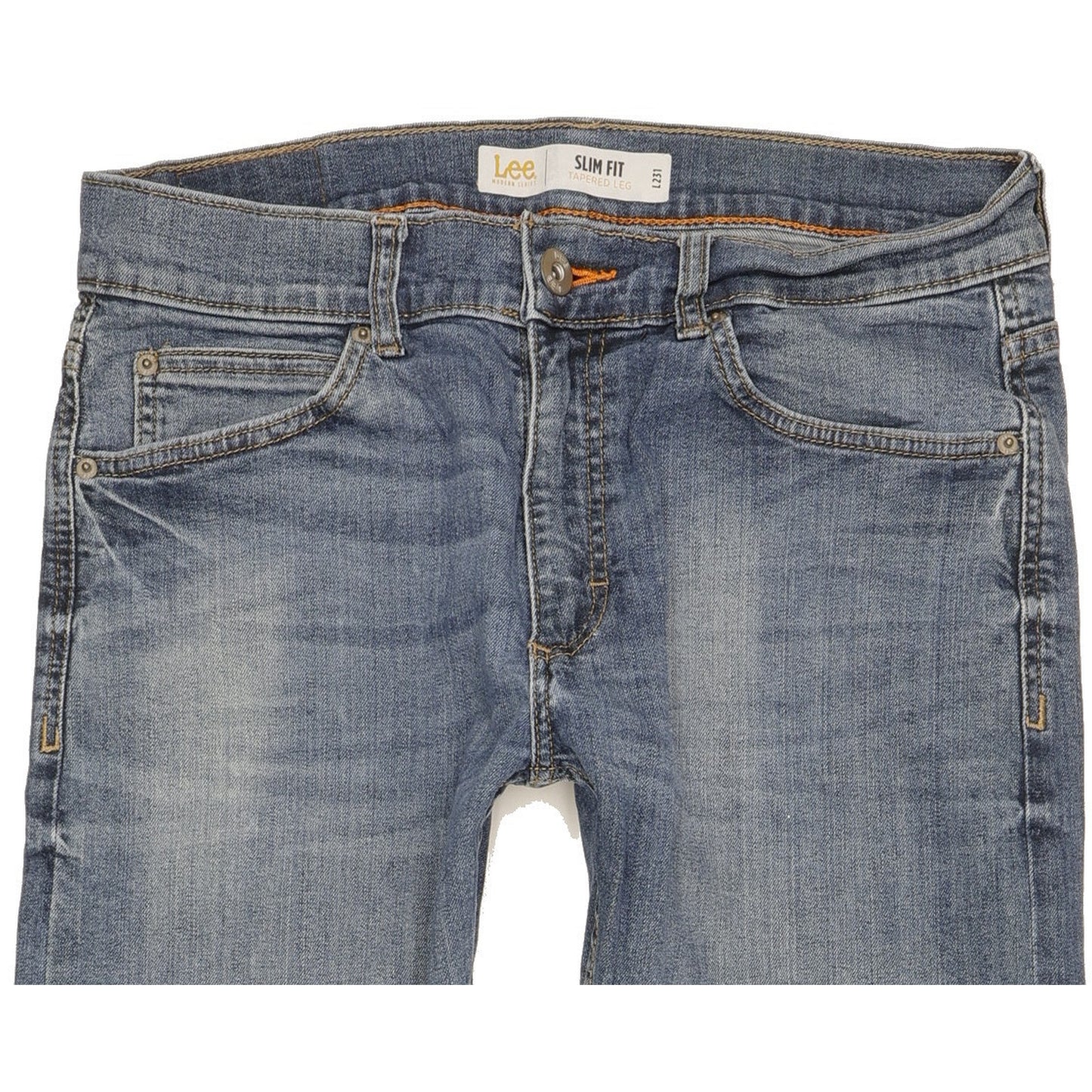 Lee Men Blue Tapered Slim Stretch Jeans W32 L29