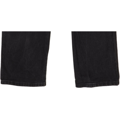 Wrangler Men Black Straight Regular Jeans W36 L30