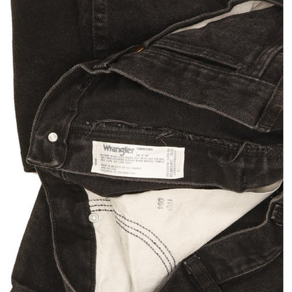 Wrangler Men Black Straight Regular Jeans W36 L30