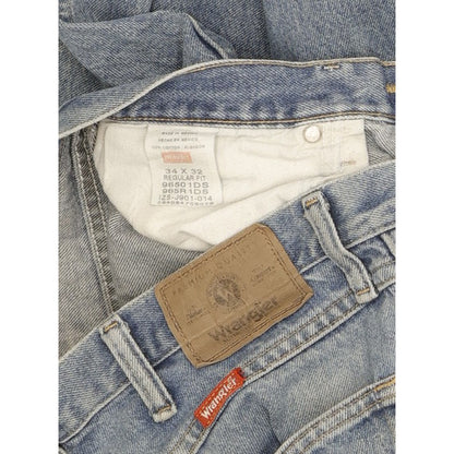 Wrangler Men Blue Straight Regular Jeans W34 L32