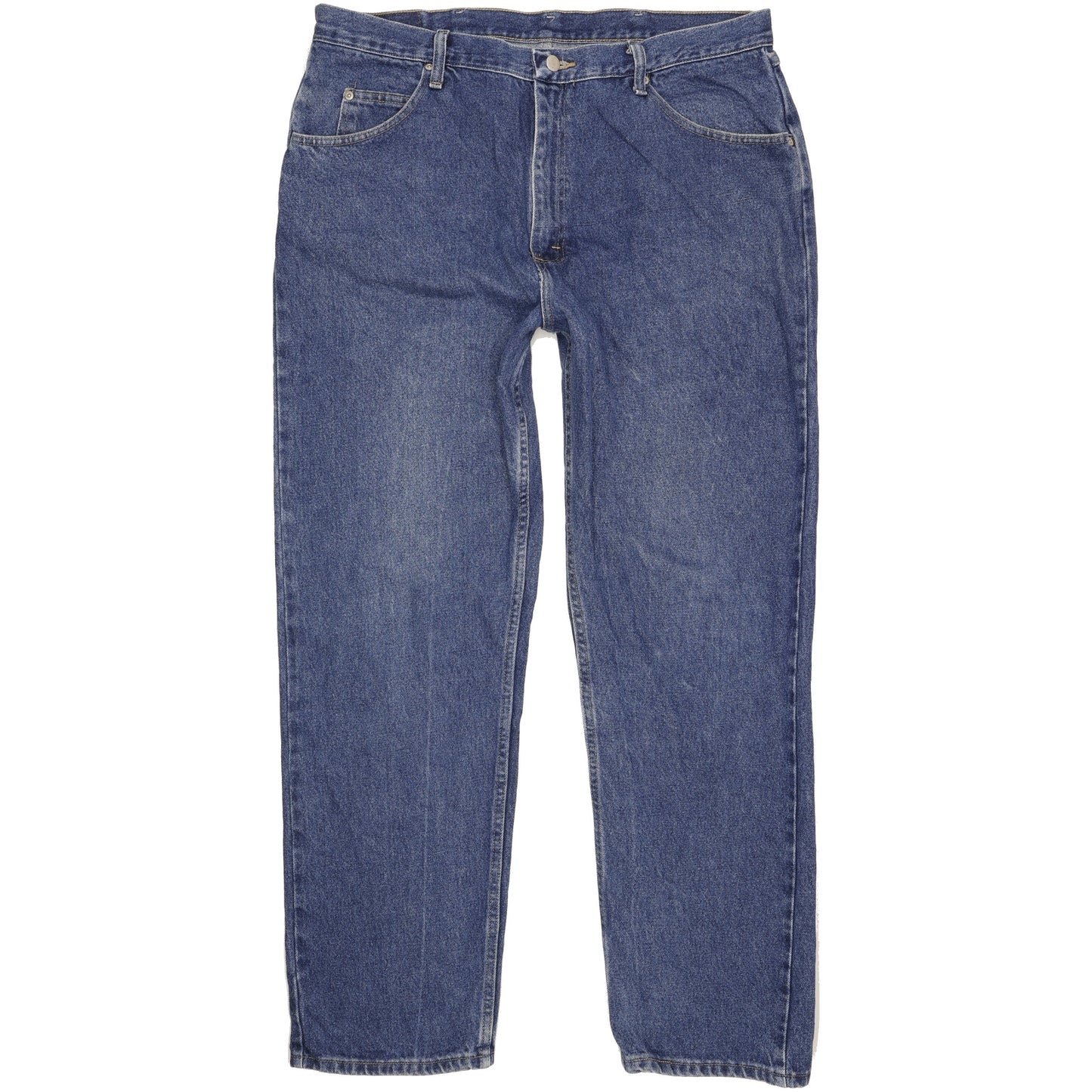 Wrangler Men Blue Straight Relaxed Jeans W40 L32